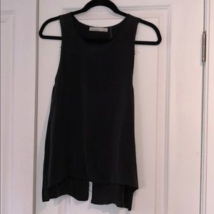 27 Miles Malibu  black silk tank